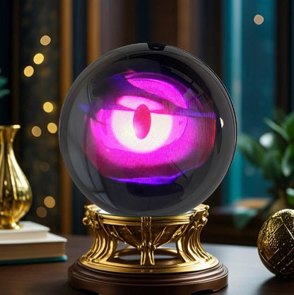 3D crystal ball (customizable)