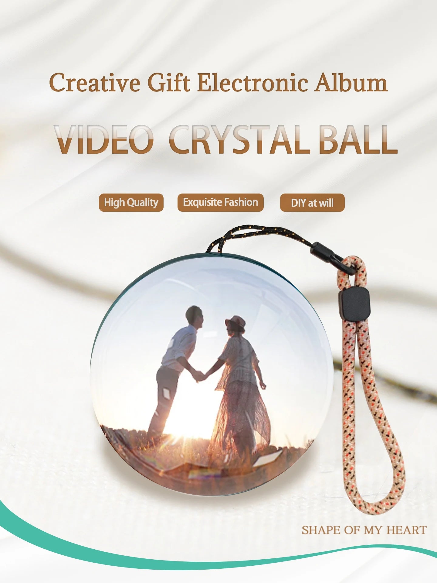 3D crystal ball (customizable)
