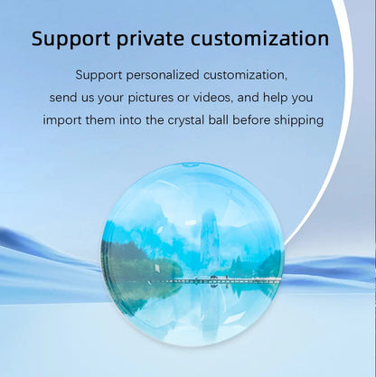 3D crystal ball (customizable)